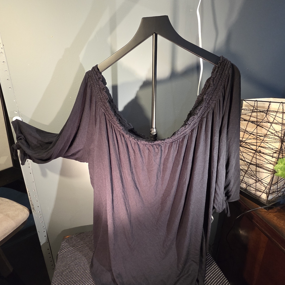 French Laundry Charcoal Textured Top